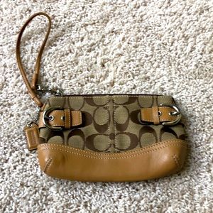 Coach Logo Wristlet